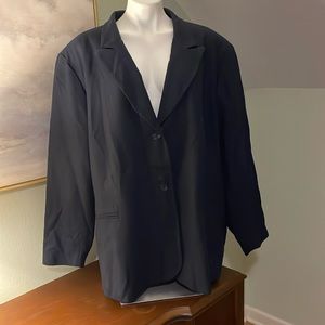 Navy Wool Blazer